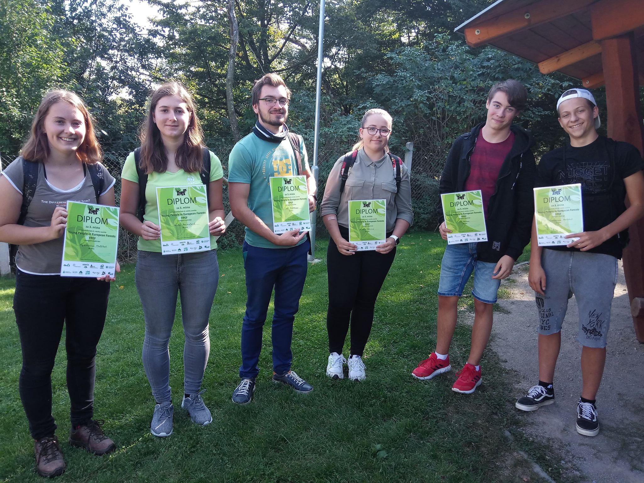 Mladí lidé z Gymnázia Chotěboř...opět v evropských lesích!