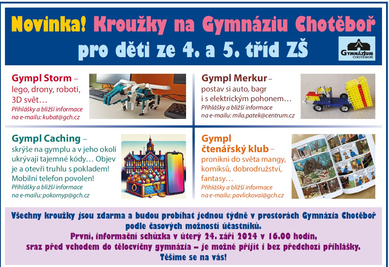 Koužky pro děti ze 4. a 5. tříd ZŠ
